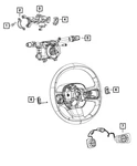 Genuine Mopar Ignition Switch 68264657aa. Fixed Price $23.99.