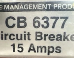Napa Echlin 15 Amps 12 Volt Threaded Stud Circuit Breaker Cb6377 Bk7823115 12vdc. Fixed Price $13.05.