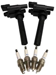 2 Ignition Coils + 4 Spark Plug Pontiac Chevy Metro Tracker Vitara 99-04 Uf268. Fixed Price $57.99.