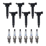 6 Denso Spark Plug Platinum Tt + Heavy Duty Ignition Coils For Lexus Toyota. Fixed Price $122.22.