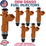 X6 Genuine Denso Fuel Injectors For 2008-2017 Nissan 370z 3.7l V6 #16600-ey00a. Fixed Price $139.00.