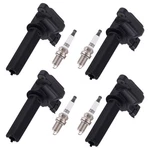 Ignition Coil Set W/ Iridium Spark Plugs For Saab 9-3 2.0l 2004-2011 12787707. Fixed Price $65.23.
