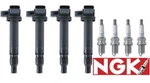 Mk Uf314 Ignition Coil & Ngk Platinum Spark Plug For 2004-2006 Toyota Corolla. Fixed Price $59.78.