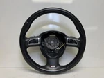 2009-2012 Audi S4 3-spoke Sport Steering Wheel 8k0419091j Brown Stitching (mk). Fixed Price $125.00.