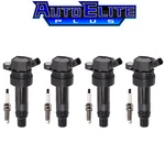 4 Ignition Coils & Iridium Platinum Spark Plugs For Kia Forte Forte5 Hyundai. Fixed Price $49.46.
