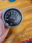 Vintage Stewart Warner Tachometer 8000 Rpm 997r-z4 Black Face. Fixed Price $89.00.