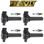 4pcs Ignition Coil + Denso Platinum Spark Plug For 03-11 Saab 9-3 2.0l I4 Uf526. Fixed Price $88.79.