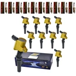 Set Of 10 Herko Ignition Coils B029he + Motorcraft Spark Plugs Sp479. Fixed Price $185.64.