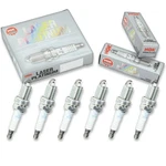 6 Pcs Ngk Laser Platinum Spark Plugs For 1990-1995 Mazda Mpv 3.0l V6 - Mg. Fixed Price $77.32.