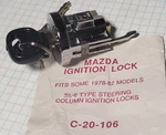 Nos Ignition Lock For Mazda Many Models 1978-82 W/ Sl-6 Type Column 2 Keys. Fixed Price $34.95.