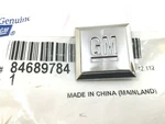 Gm Mark Of Excellence Chrome 1 Inch Square Fender Emblem New Oem 84689784. Fixed Price $25.50.