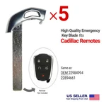 5x Emergency Insert Key Blade For Cadillac 22984994 22894661. Fixed Price $19.45.