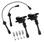 2x Uf407 Ignition Coil Pack & Spark Plug Wire Set For 01-05 Mazda Protege 2.0l. Fixed Price $51.29.