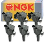 6 Pcs Ngk Ignition Coil For 2006-2009 Chevrolet Trailblazer 4.2l L6 - Spark Lr. Fixed Price $269.27.