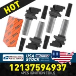 New High Performance 4pcs 12137594937 Ignition Coils For Bmw X1 X2 X3 X5 X6 320i. Fixed Price $53.89.