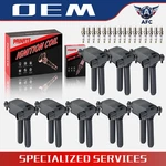 Uf504 8x Ignition Coil + 16x Iridium Spark Plug For Jeep Dodge Ram 1500 Chrysler. Fixed Price $88.72.