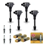 4x Ignition Coil & Ngk Platinum Spark Plug For 02-06 Nissan Sentra L4 1.8l. Fixed Price $77.99.