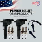 2x Oem Ignition Coil & Spark Plug Wire Set For Kia Optima Hyundai Sonata Uf285. Fixed Price $78.52.