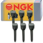 6 Pcs Ngk Ignition Coil For 2011-2014 Dodge Avenger 3.6l V6 - Spark Plug Wt. Fixed Price $183.18.