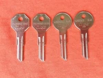 4 American Motors Amc Amx Rambler Nash Ignition And Trunk Key Blanks 1957 - 1969. Fixed Price $14.37.