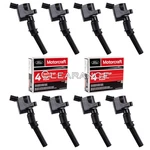 Ignition Coil Dg508 & Motorcraft Spark Plug Sp479 For Ford F150 4.6l 5.4l Fd503. Fixed Price $101.19.