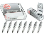 8 Pcs Ngk V-power Spark Plugs For 1975-1981 Pontiac Firebird 5.7l 4.3l 4.9l Pf. Fixed Price $31.55.
