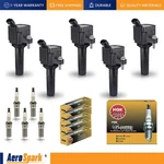 5 Ignition Coil & Ngk Platinum Spark Plug For 2007-2010 Hummer H3 3.7l Uf497. Fixed Price $109.69.