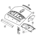 Genuine Mopar Rear Shelf Panel Support Left 5008815ac. Fixed Price $26.73.