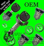 Astro Safari 01-05 Oem Ignition Door Rear Key Lock Cylinder Set Black 2 Gm Keys. Fixed Price $155.88.