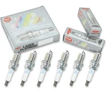 6 Pcs Ngk Laser Platinum Spark Plugs For 2002-2005 Kia Sedona 3.5l V6 - Vs. Fixed Price $78.36.