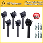Quality Ignition Coil & Ngk Spark Plug 6pcs For Passport/ Axiom Rodeo Trooper V6. Fixed Price $119.99.