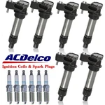 Acdelco 6x Iridium Spark Plugs & Ignition Coils For Chevrolet Buick Cadillac. Fixed Price $129.98.