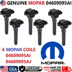Genuine Mopar X6 Ignition Coils For 1998-2005 Dodge Chrysler 2.7l V6, 04609095ai. Fixed Price $145.68.