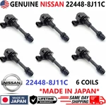 Genuine X6 Nissan Ignition Coils For 2001-2019 & Infiniti V6, 22448-8j11c. Fixed Price $131.58.