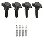 Ngk 4 Ignition Coil Ruthenium Spark Plugs Kit For Edge Escape Focus Lr2 Mkt L4. Fixed Price $219.95.