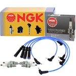 Ngk Wire & 4 V-power Spark Plugs Kit For Toyota 4runner Pickup 22re 2.4 L4 Sohc. Fixed Price $68.95.