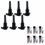 Uf384 Ignition Coil + Denso Spark Plugs Fits 1995-1997 Jaguar Xj6 Xjr 6pack 4.0l. Fixed Price $193.04.