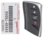 1 For 19-21 Select Lexus Oem 4b Smart Prox Remote Key Fob 8990h-76040 315 Mhz. Fixed Price $274.95.