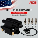 Oem Ignition Coil & 4x Iridium Spark Plugs Wires For Subaru Impreza 2.5l Uf538. Fixed Price $59.65.