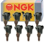 8 Pcs Ngk Ignition Coil For 2008-2010 Ford F-150 5.4l 4.6l V8 - Spark Plug Sj. Fixed Price $372.13.