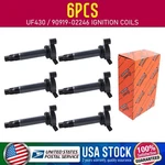 Set Of 6 Ignition Coils Oem For 2004-2006 Toyota Sienna Highlander 3.3l V6 Uf430. Fixed Price $64.99.