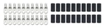 Quickcar Racing Products Ring Terminal 1/4in 8 Ga W/heat Shrink 20pk- 57-570-20. Fixed Price $54.14.