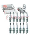 12 Pcs Ngk V-power Spark Plugs For 1993 Mercedes-benz 600sl 6.0l V12 - Pp. Fixed Price $47.98.