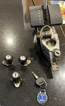 Saab 900 Ignition Switch Key Lock Set Door Locks Matching Keys Hatchback Spg. Fixed Price $850.00.