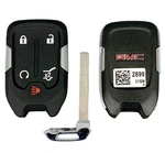 New Oem Gmc Keyless Remote Fob 5 Button + Uncut Key Insert Hyq1as - 13522899. Fixed Price $59.85.