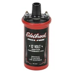 Edelbrock Ignition Coil 22739; Max-fire 42000 Volt, Canister, 1.4 Ohms. Fixed Price $46.95.