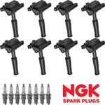 8x Ignition Coil & Ngk Platinum Spark Plug Fit 97-99 Jaguar Xk8 4.0l V8 Uf347. Fixed Price $149.16.