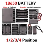 18650 Battery Connector Cell Holder Wired Case Box 1 4 Position Open Or Enclosed. Fixed Price $32.18.