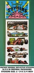 Formula 1 Various - Vintage Original Vinyl Decal Sticker Sheet Total 6 Stickers. Fixed Price $9.48.