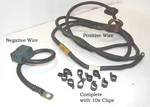 Jaguar Xjs V12 5.3 Positive + Negative Battery Wires With 10 Original Clips Oem. Fixed Price $169.99.